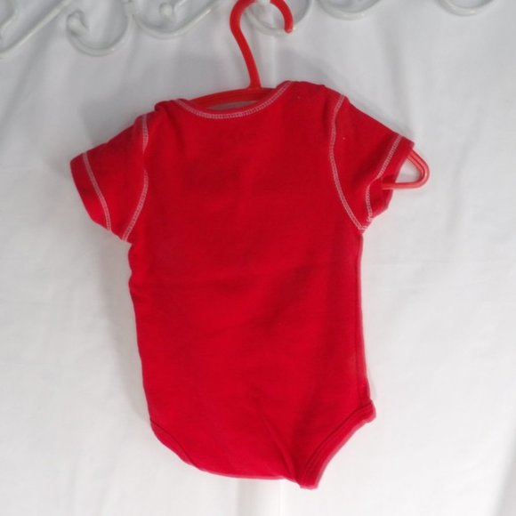 Lot of Two Angels Team Blue/ Red Onesies Size 0/3M - Picture 7 of 13